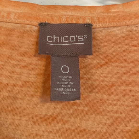 Women’s Chico’s Tunic Top Size 0 - Picture 3 of 3
